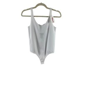 SOHO NWT Women’s White Bodysuit Sz L/XL